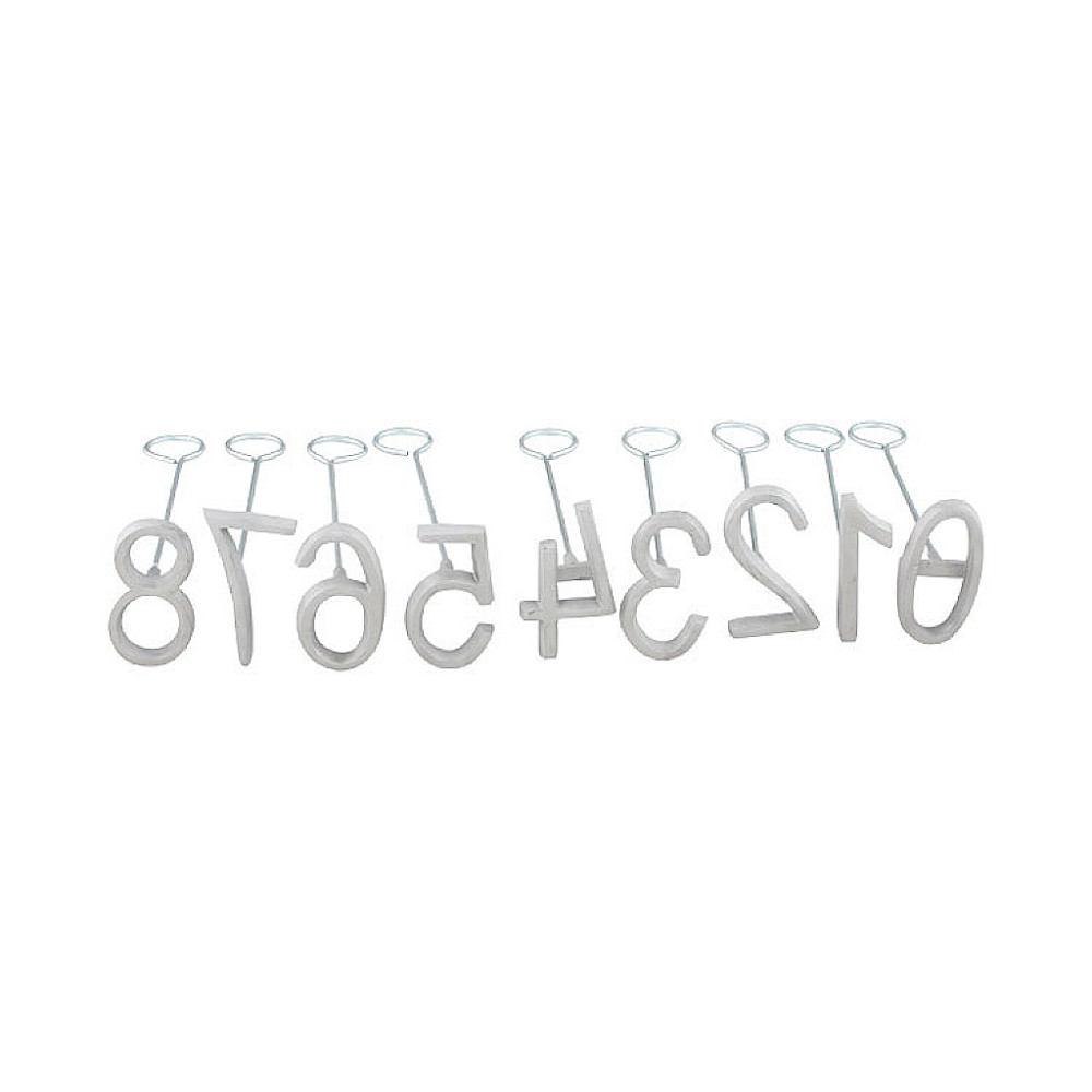 Carta Tatuaje Conjunto 0-9