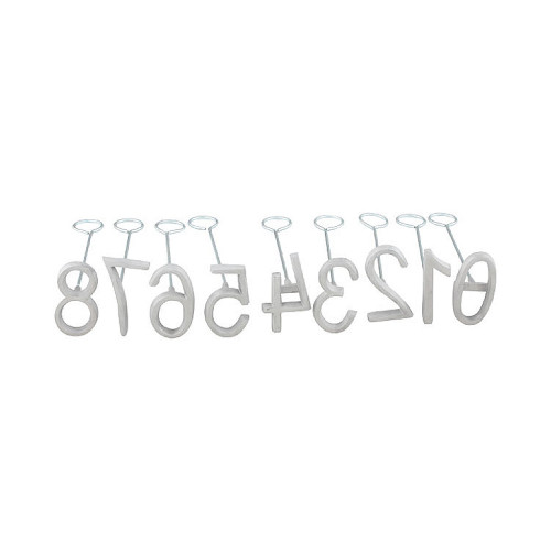Carta Tatuaje Conjunto 0-9